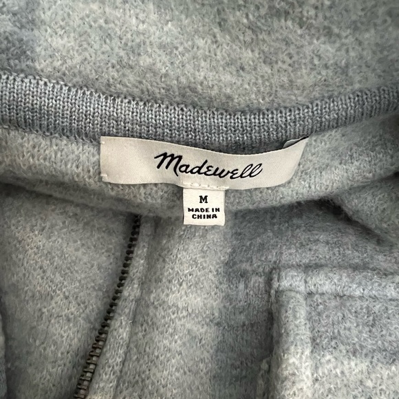 Madewell Buffalo Check Popover Sweater New Medium - Picture 8 of 13